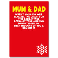 Mum & Dad Daughter In-Law Bought It